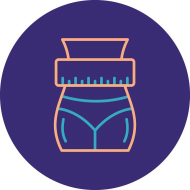 Mavi bir fincan kahvenin vektör çizimi