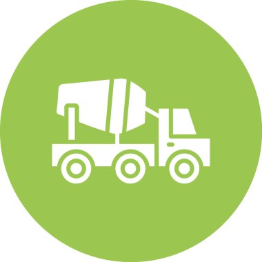 Kamyon simgesinin vektör illüstrasyonu