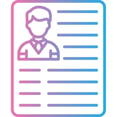 Elinde pano olan bir adamın vektör çizimi