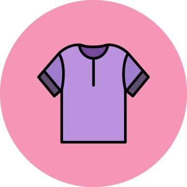 T-shirt ikonu. Web simgesi