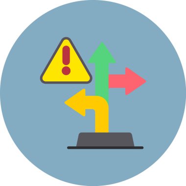 Uyarı. Web simgesi basit illüstrasyon