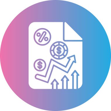 Dolar. Web simgesi vektör illüstrasyonu