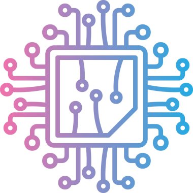 Devre kartı. Basit resimleme