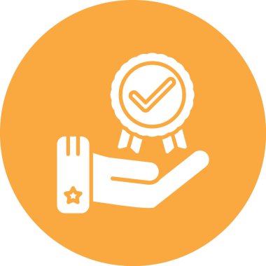 Bir yıldız simgesinin vektör illüstrasyonu