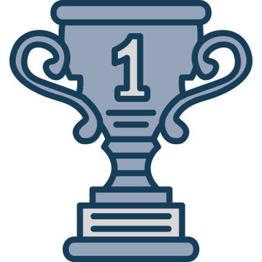 Trophy Kupası izole simgesi