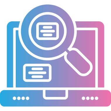 Web simgesi, basit vektör illüstrasyonu