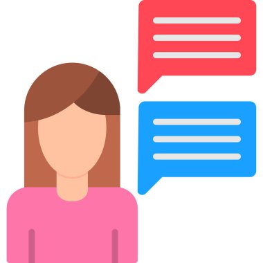 Kadın. Web simgesi basit tasarım