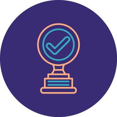 kupa simgesi vektör illüstrasyonu