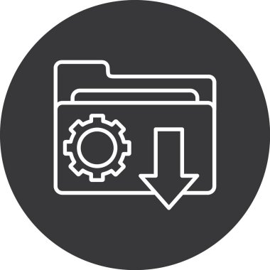 seo modern simgesinin vektör illüstrasyonu