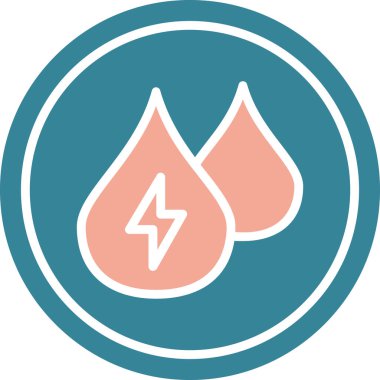 Enerji simgesinin vektör illüstrasyonu