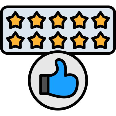 derecelendirme simgesi vektörü