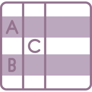 Bir kitabın b harfi simgesinin vektör çizimi