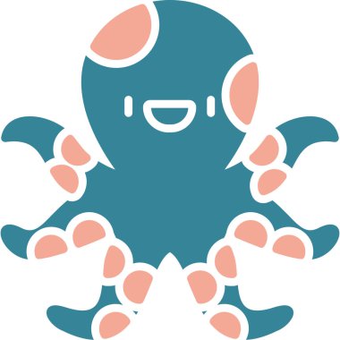 Yengeç. Web simgesi basit illüstrasyon