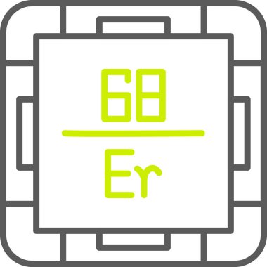 Modern bir simgenin vektör illüstrasyonu