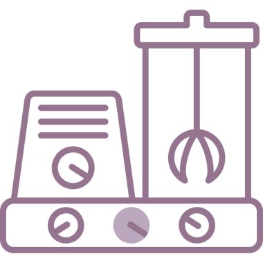 Ağırlık ölçeği İllüstrasyon, web simgesi vektörü