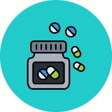 hap ikonu vektör illüstrasyonu