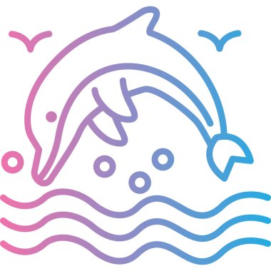 Balık. Web simgesi basit illüstrasyon