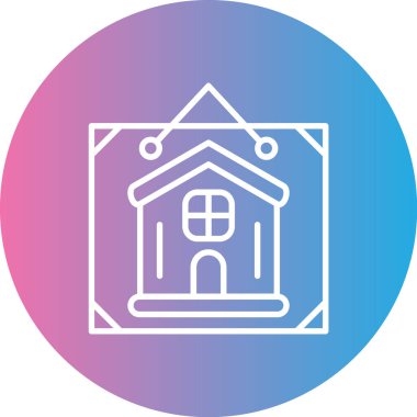 kilise simgesi vektör illüstrasyonu