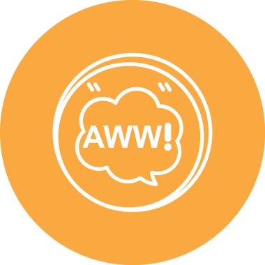 Benzersiz konuşma balonu vektör çizgisi simgesi