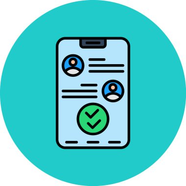 Belge simgesinin vektör illüstrasyonu