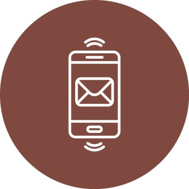 Vektör E- posta simgesi illüstrasyonu