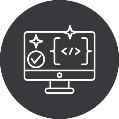 Web simgesi vektör illüstrasyonu