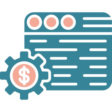 iş yönetimi düz vektör simgesi