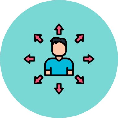 kullanıcı simgesi tasarımı vektör çizimi