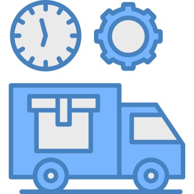 servis simgesi vektör illüstrasyonu