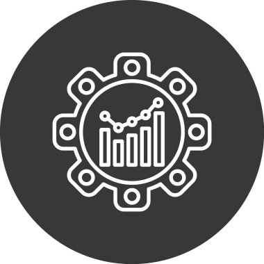 Modern simgenin vektör illüstrasyonu