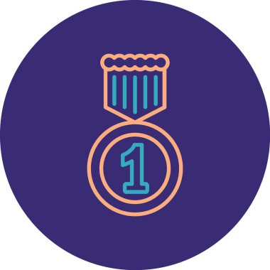 Her Kullanım İçin Basit Vektör Simgesi Ödülü