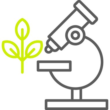 Bir bitkinin vektör illüstrasyonu