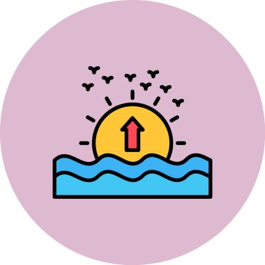 Bir simgenin vektör illüstrasyonu