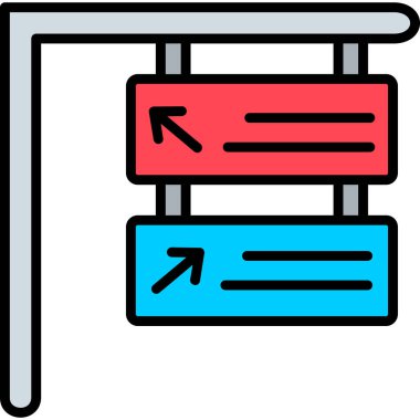 bilet bileti web simgesi, basit illüstrasyon