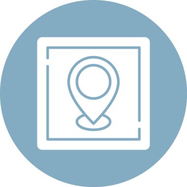 konum simgesi. konum haritası simgesi simgesi. Harita işaretleyici sembolü. vektör illüstrasyonu.