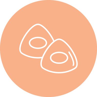 Bir yüz simgesinin vektör illüstrasyonu