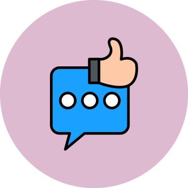 Başparmağın vektör illüstrasyonu