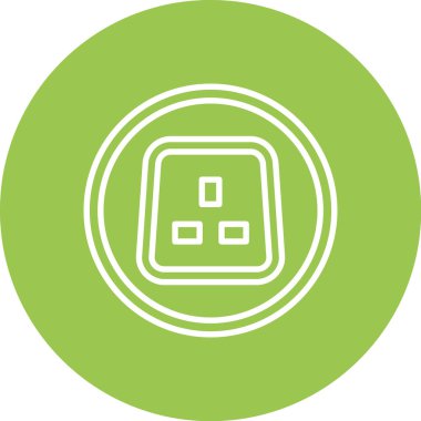 Benzersiz anahtar vektör çizgisi simgesi