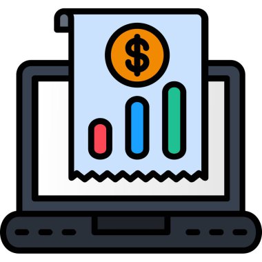 iş grafiği vektör illüstrasyonu