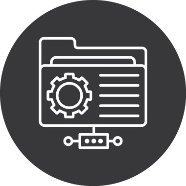 seo modern simgesinin vektör illüstrasyonu