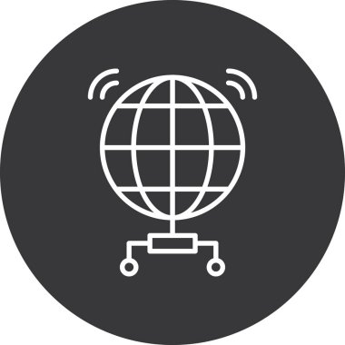 seo modern simgesinin vektör illüstrasyonu