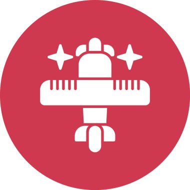 Uçak. Web simgesi basit illüstrasyon