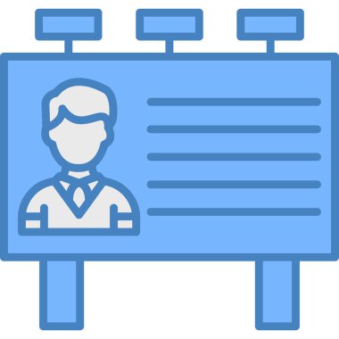 iş adamı simgesi vektör illüstrasyonu