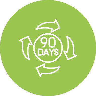 Modern bir simgenin vektör illüstrasyonu