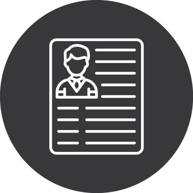 Modern simgenin vektör illüstrasyonu