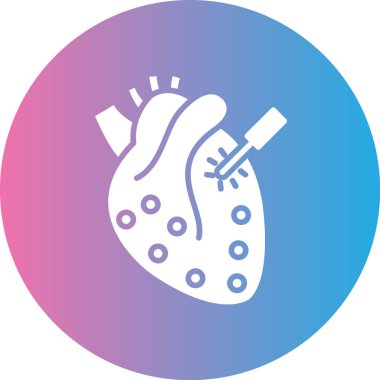 Modern b 'nin vektör illüstrasyonu ikon kalpten yoksun