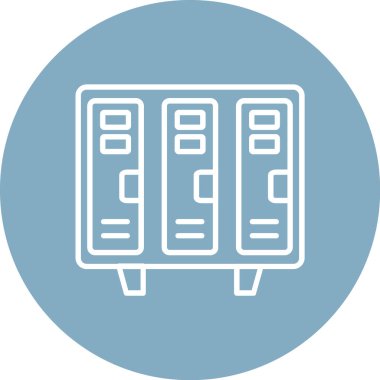 şebeke. Web simgesi basit illüstrasyon