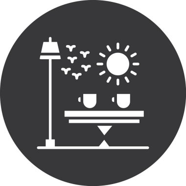 Gıda simgesinin vektör illüstrasyonu