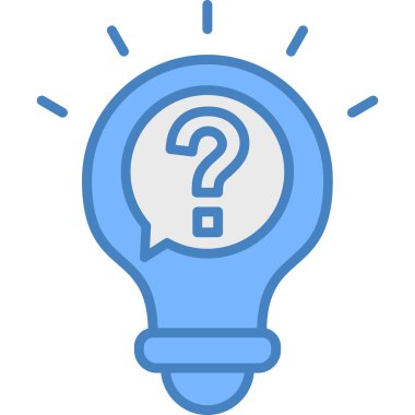 Ampul simgesinin vektör illüstrasyonu