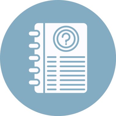 Belge. Web simgesi basit illüstrasyon